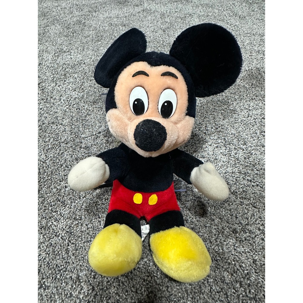 Vintage Mickey Mouse Plush Disneyland Walt Disney World Stuffed Toy